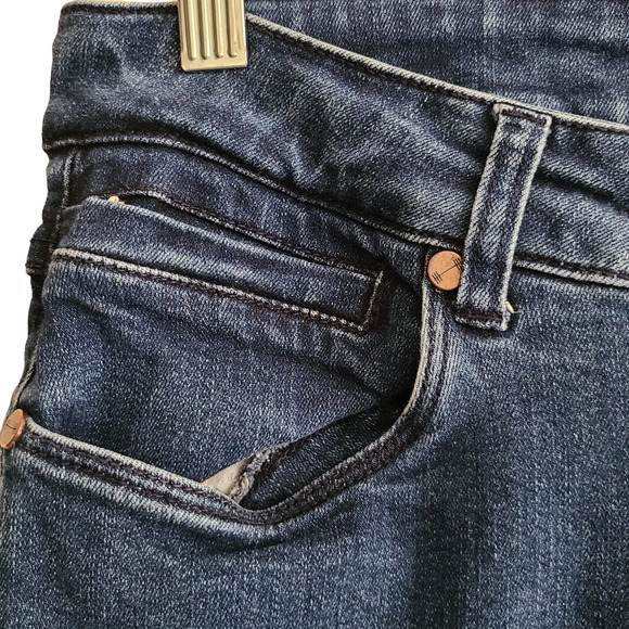 BARBELL APPAREL Skinny Straight Athletic Fit Stretch Medium Wash Jeans Men's 32 - Picture 5 of 16